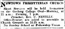 Geelong Advertiser 8 February 1919